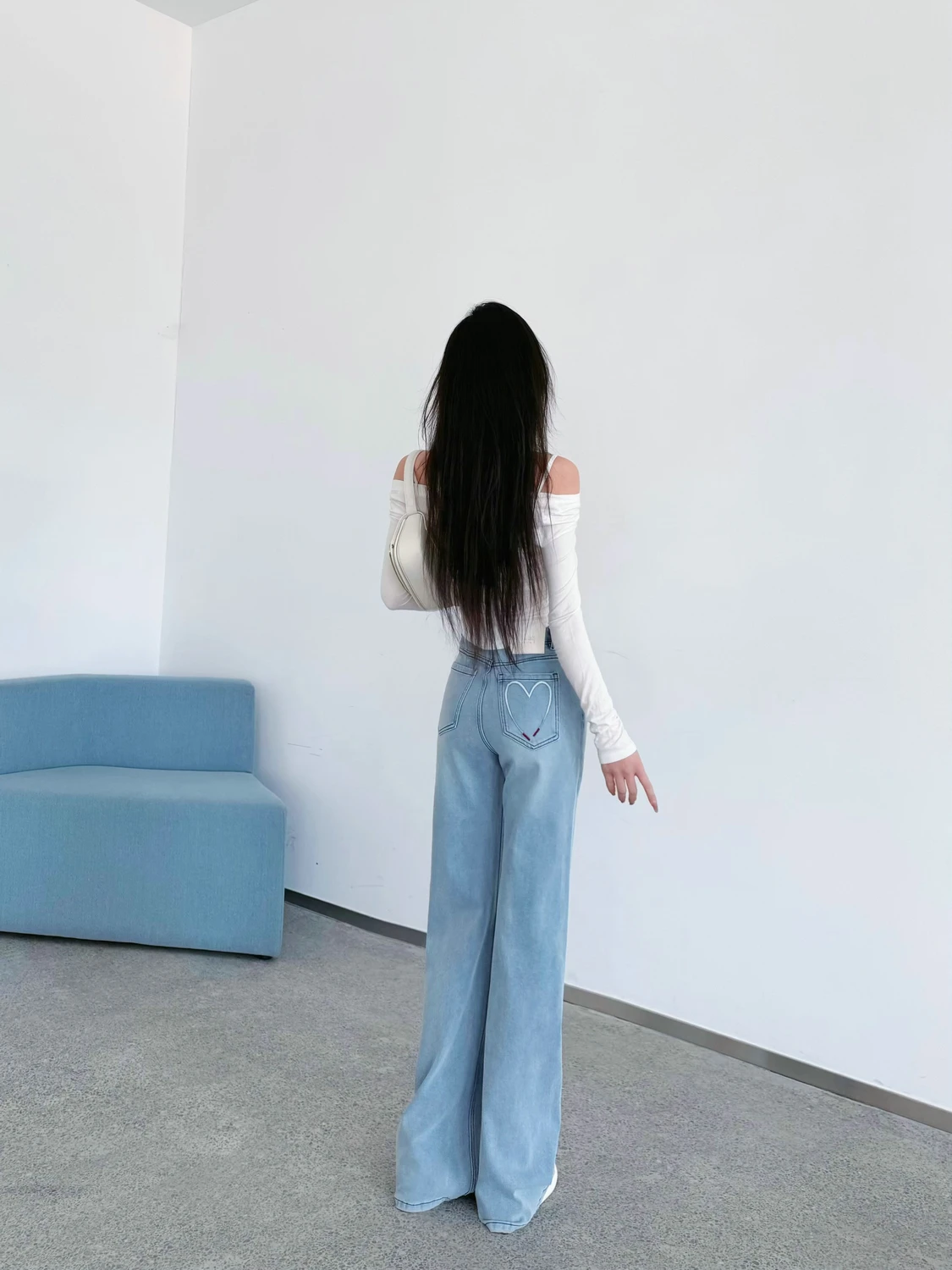 

Женские джинсы с удлиненными штанинами, высокой талией и широкими штанинами, весна-лето, из лиоцелла, эластичные в четырех направлениях, не облегающие, для дома