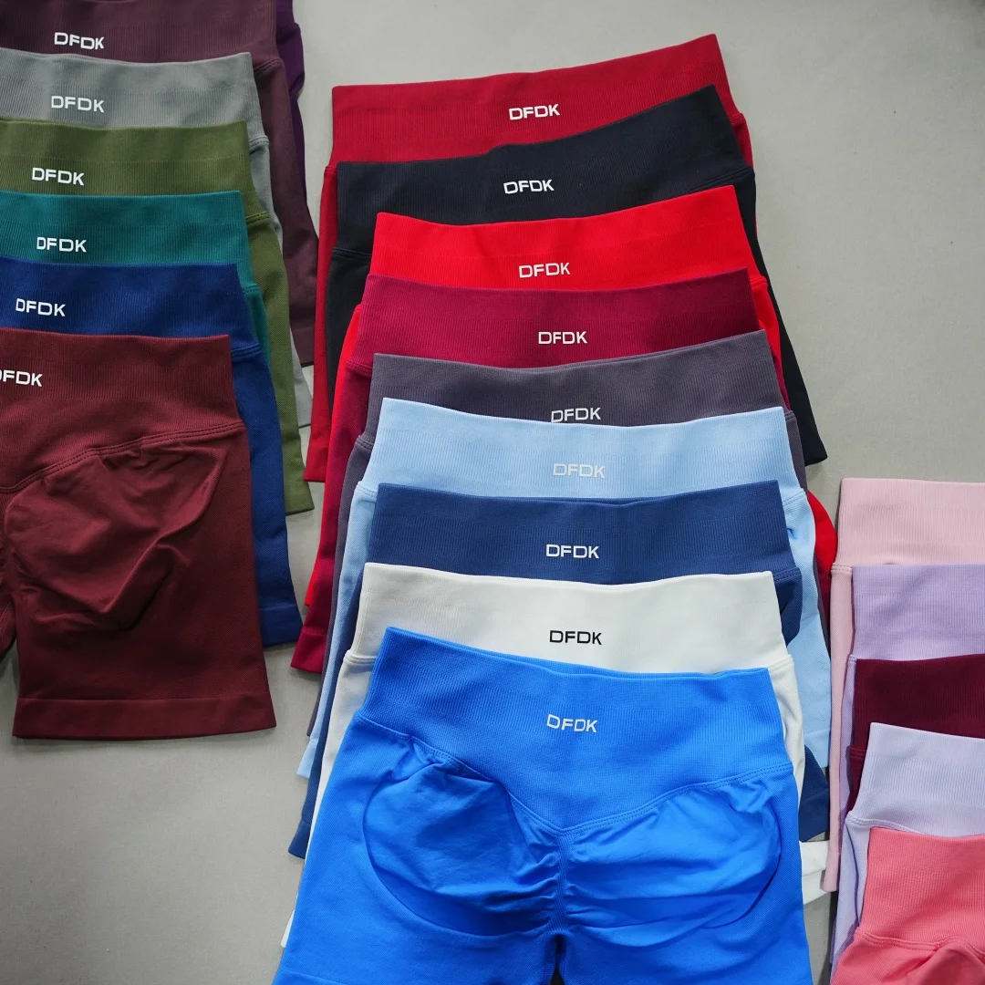 DFDK 2026 New Women High Waist Scrunch Butt Shorts Push Up Hip Lifting Squat Proof Gym Workout Running Sports Yoga Short Pants - view 2