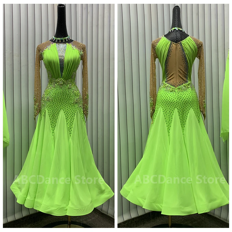 Women ballroom dance dress Standard Dance Dress ballroom dress for Competition modern dance Costume  ABCDance Store