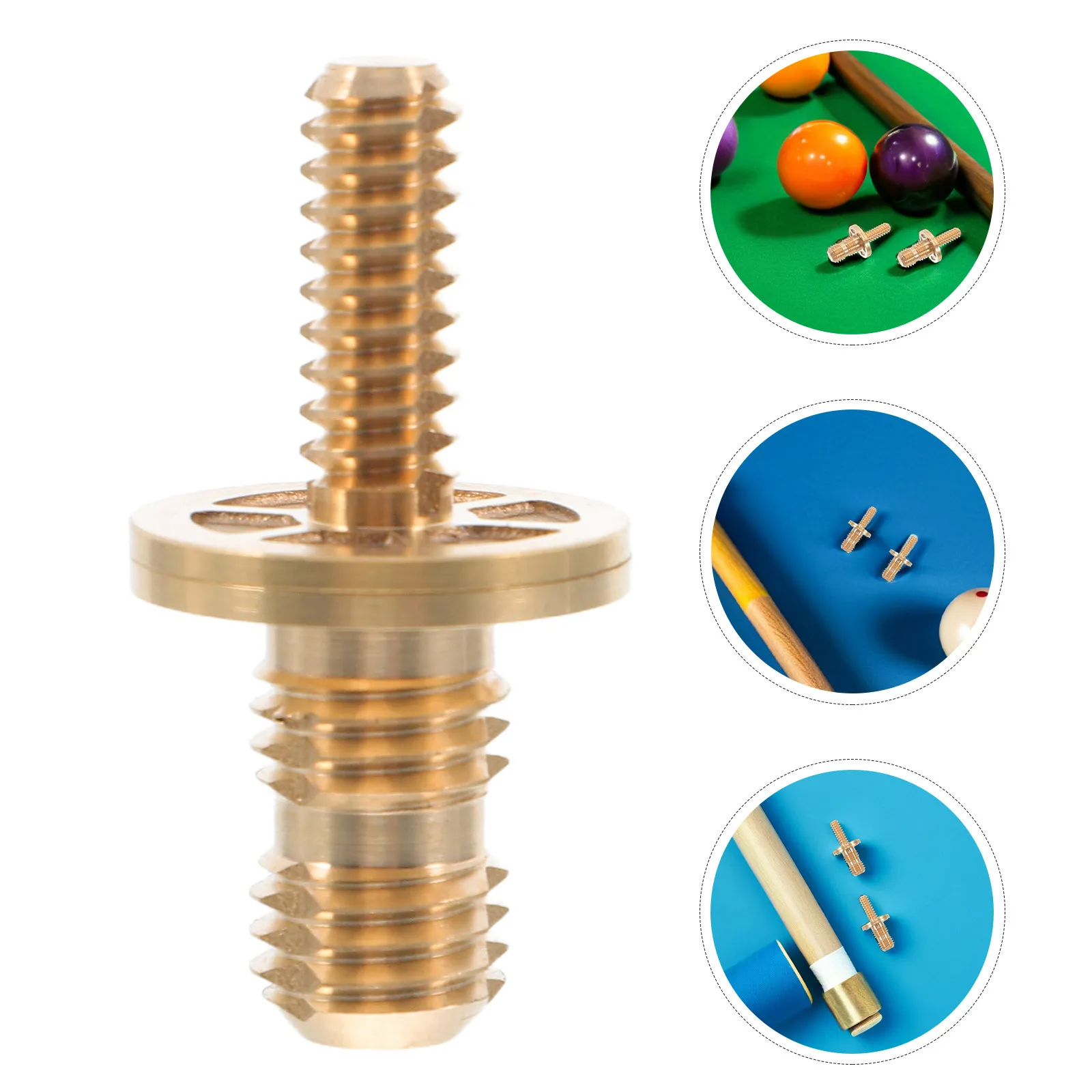 

4 шт. прецизионных латунных соединительных винтов для телескопических бильярдных киев, для установки наконечников и сборки коннекторов кия