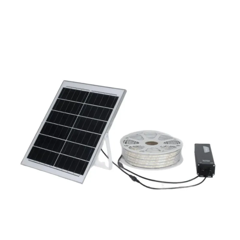 Solar Light with Self-adhesive Outdoor Waterproof Courtyard Balcony Atmosphere  Color Super Bright Led Line  String Flashing