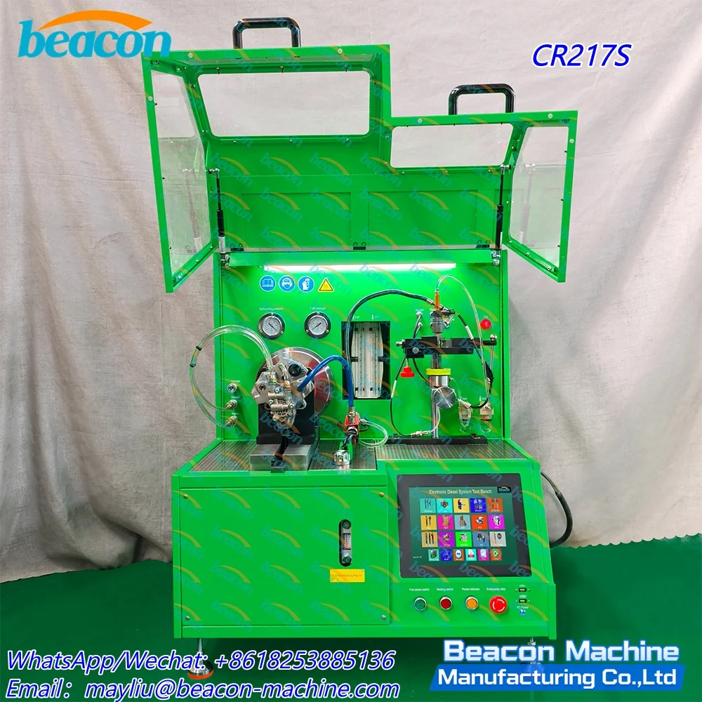 Compact Common Rail Test Bench Diesel Test Bank for Electronically Controlled Injectors and High-Pressure Pumps