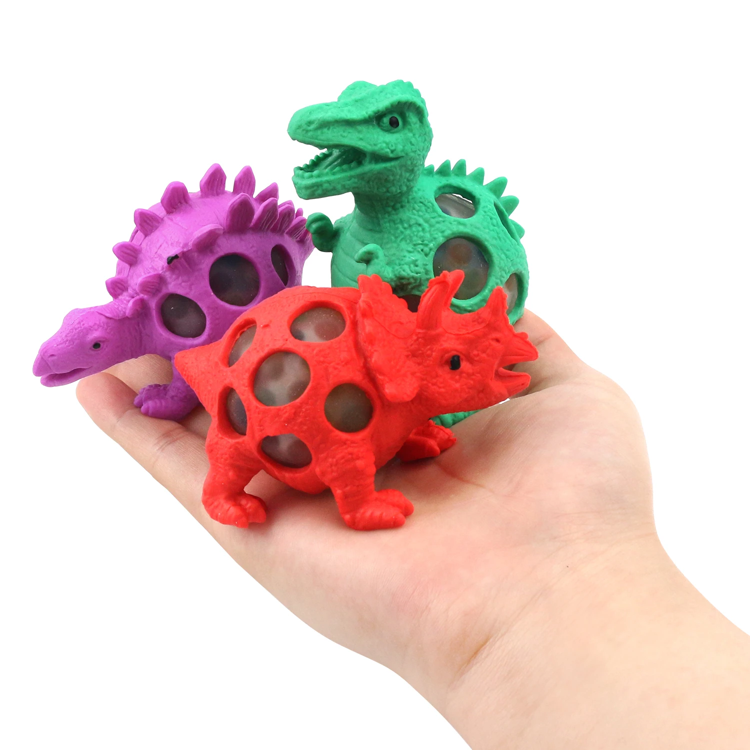 New and unique hand squeezed release mini dinosaur grape ball, perfect for squeezing and kneading, relaxing and soothing