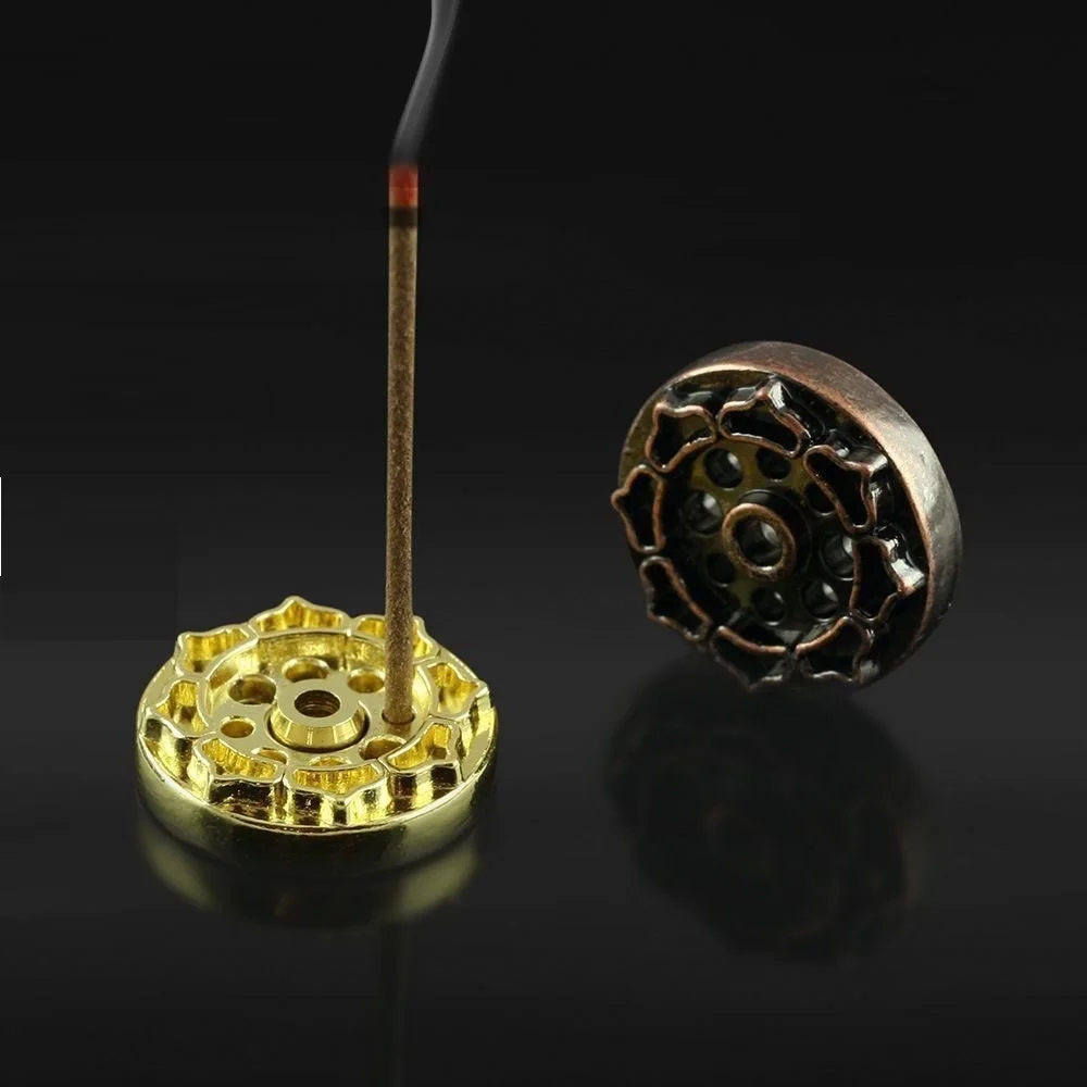 500Pcs Incense Stick Holder Mini Lotus Inscent Coil Burner Disc Incense Burner Holder for Home Office Tea House
