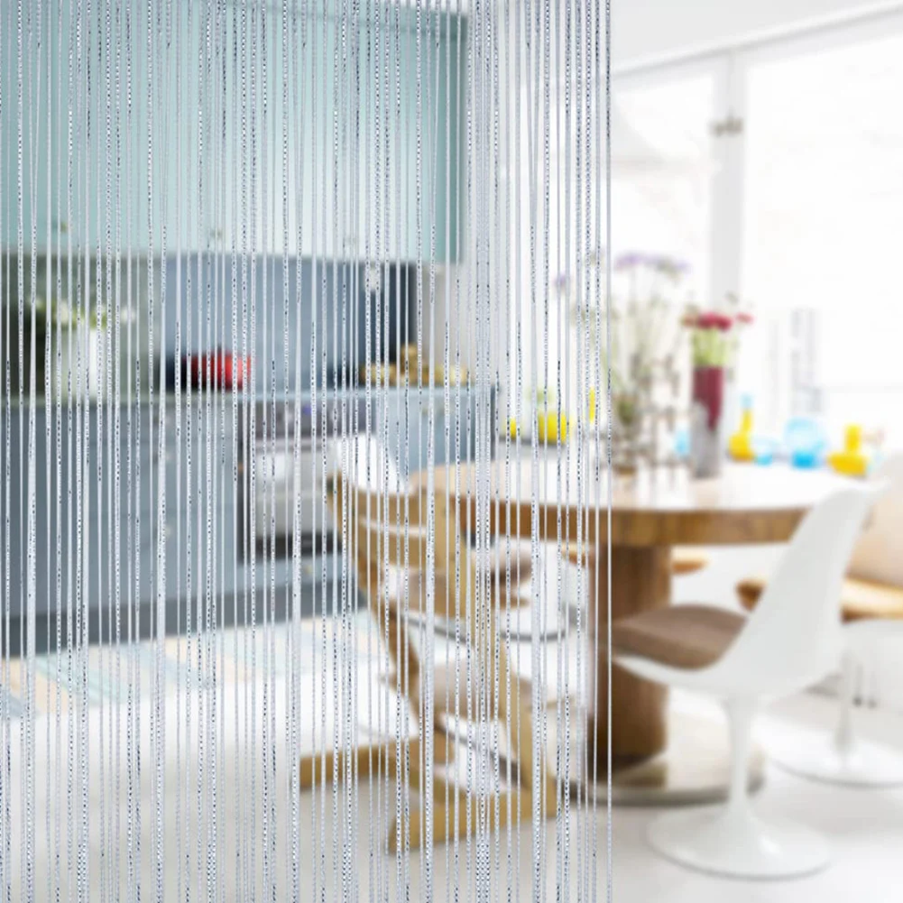 100 سنتيمتر X 200 سنتيمتر الزخرفية الباب سلسلة الستار معلقة نافذة لوحة الحائط هامش نافذة غرفة أعمى مقسم مقسم الباب ديكور المنزل