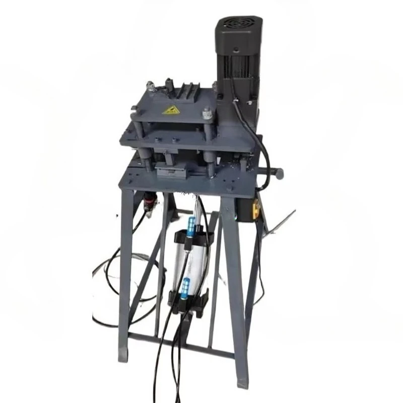 Manual Door Frame Punching & Drilling Machine, Hinge Countersink Screw Hole Processing Tool for Woodworking