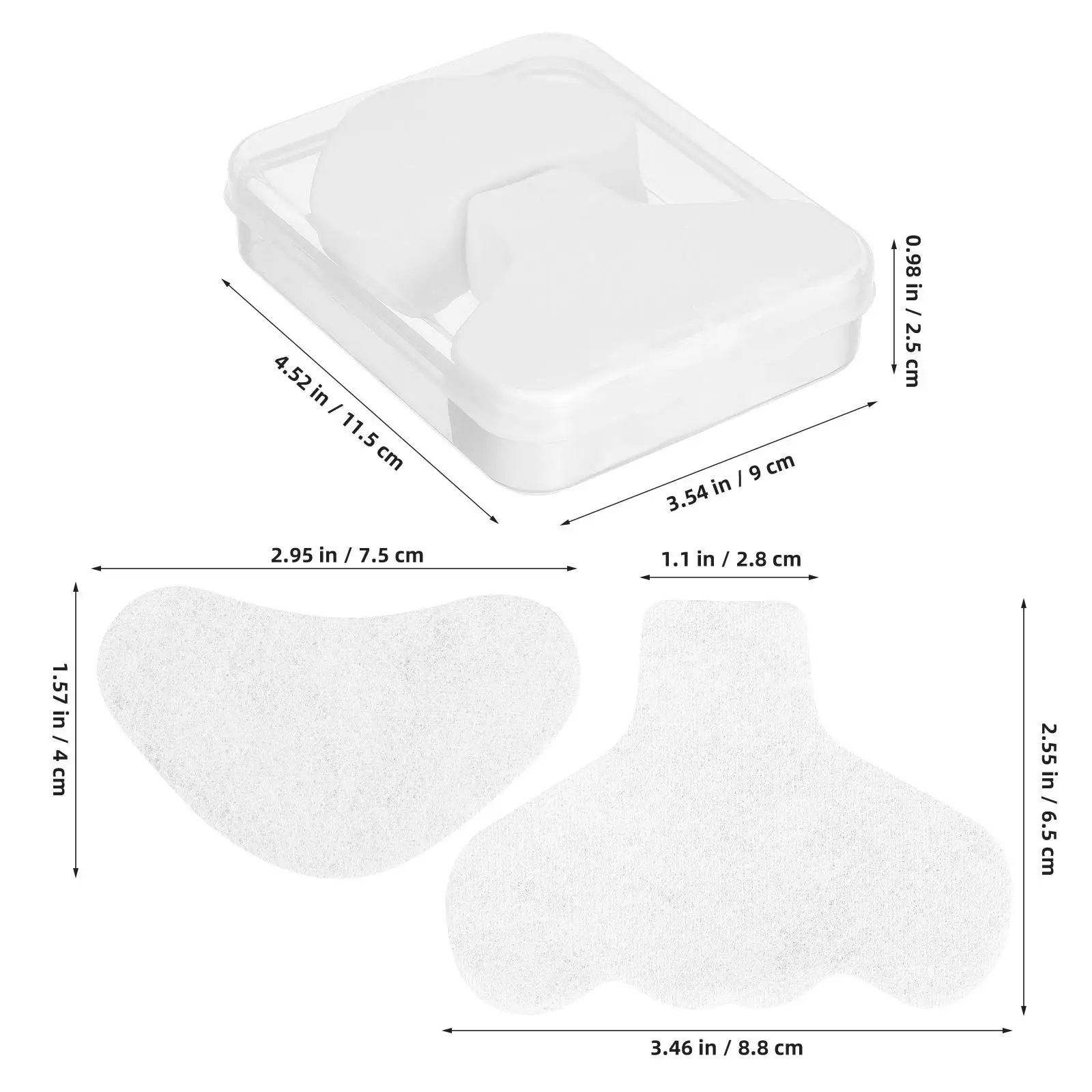 200 pz T Zona Pellicola Naso Toppe E Stemmi Per La Pulizia Tamponi Adesivo Mento Di Carta Per Punti Neri Puro Cotone Pori Profondi Strisce Pori