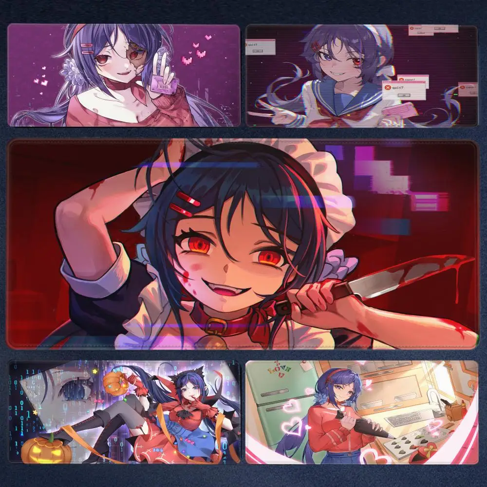 

Mousepad Large M-miSide Gaming Keyboard Gamer Non-Slip Mouse Pad on The Table Desk Mat coaster Anime PC carpet game Mouse Mats