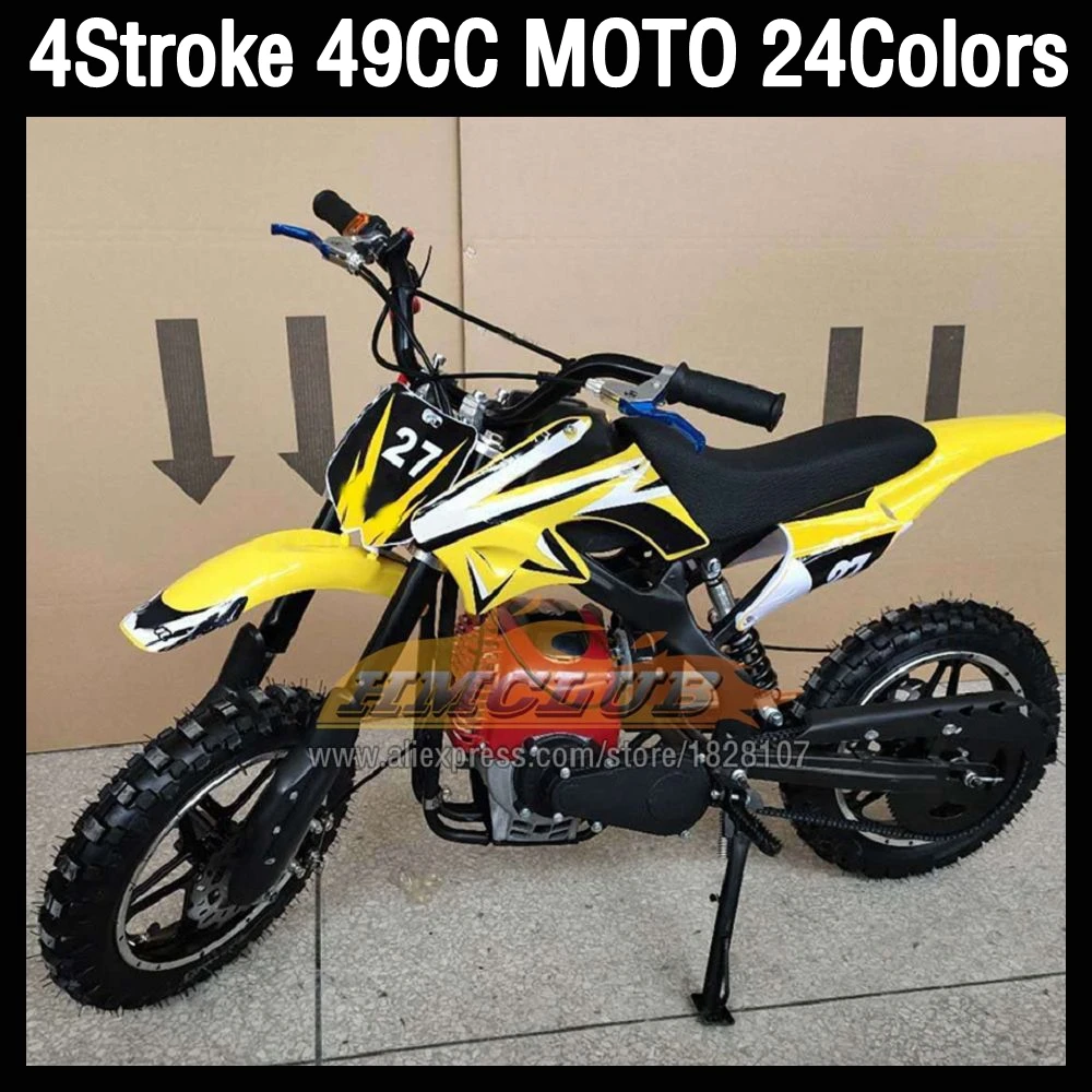 2023 49/50CC 4-Stroke ATV OFF-road Gasoline Motorcycle Racing MOTO Dirt Bike Motorbike For Outdoor Sports Race Team Racing Game