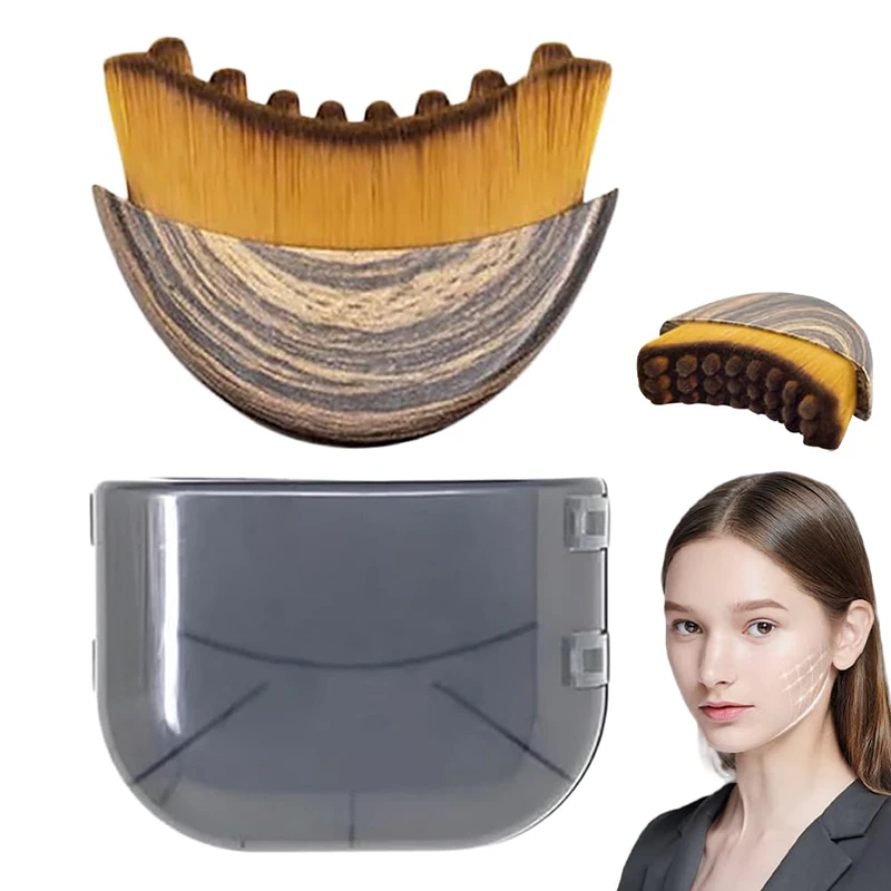 New Fit Skin Face Massager Precisely Lymphatic Contour Face Brush Ergonomically Designed Chin  Jawline Sculpting Massager