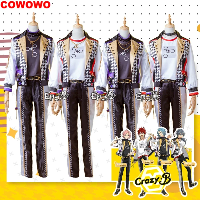 

COWOWO Anime Ensemble Stars 2 Crazy:B Amagi Rinne Oukawa Kohaku HiMERU Shiina Niki Handsome Team Uniform Cosplay Costume