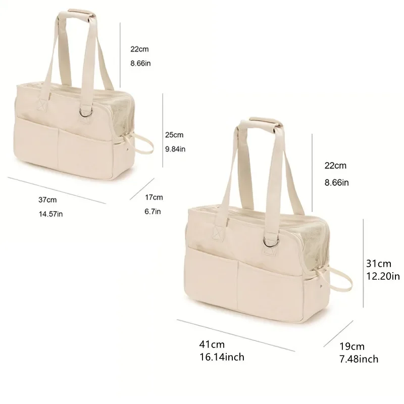 Pet Bag Small Body Dog One Shoulder Handheld Crossbody Outward Carrying Equipment Portable Multifunctional Dog Bag 와인 캐리어