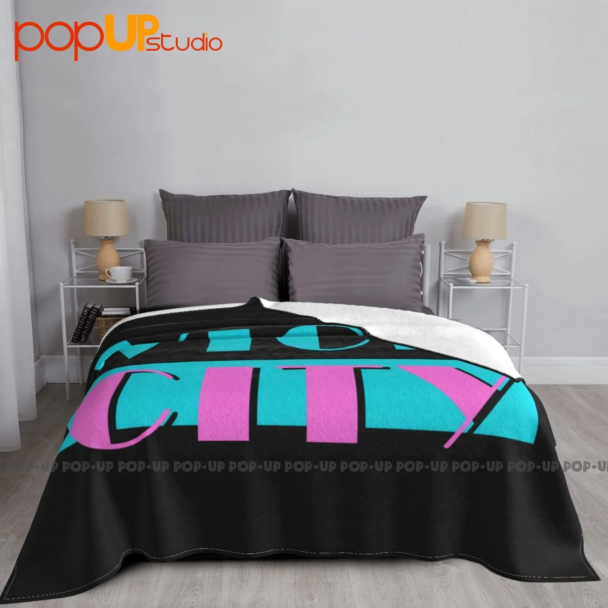 Vice City Miami Florida Tourist Miami Vice Blanket Warmth Raschel Super Soft Skin Friendly Mechanical Wash