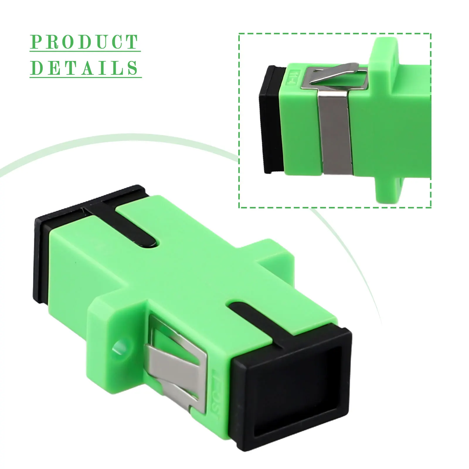 For Optical Fiber Transmission Fiber Optic Adapter Telecommunications Standards Good Compatibility Good Repeatability