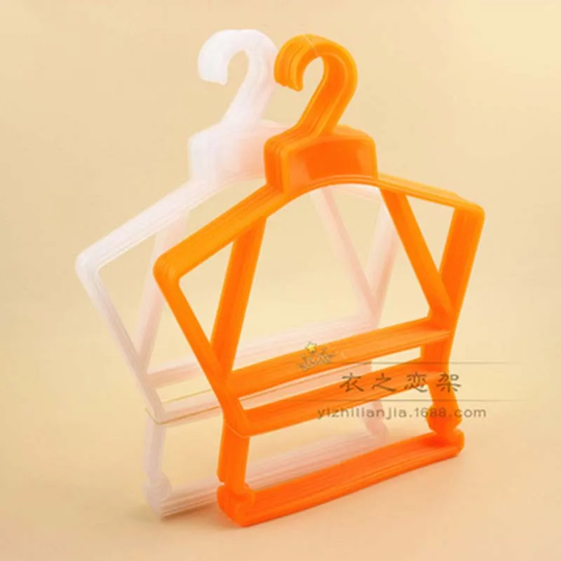 5 PCs Plastic Children's Clothing Hanger One-Piece Suit Baby Child Children Infant Clothes Hanging Clothes Rack