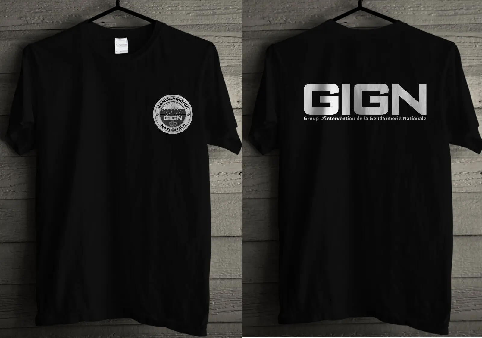 France French Special Elite Forces Unit GIGN Raid BRI T-Shirt Short Sleeve Casual 100% Cotton Shirts