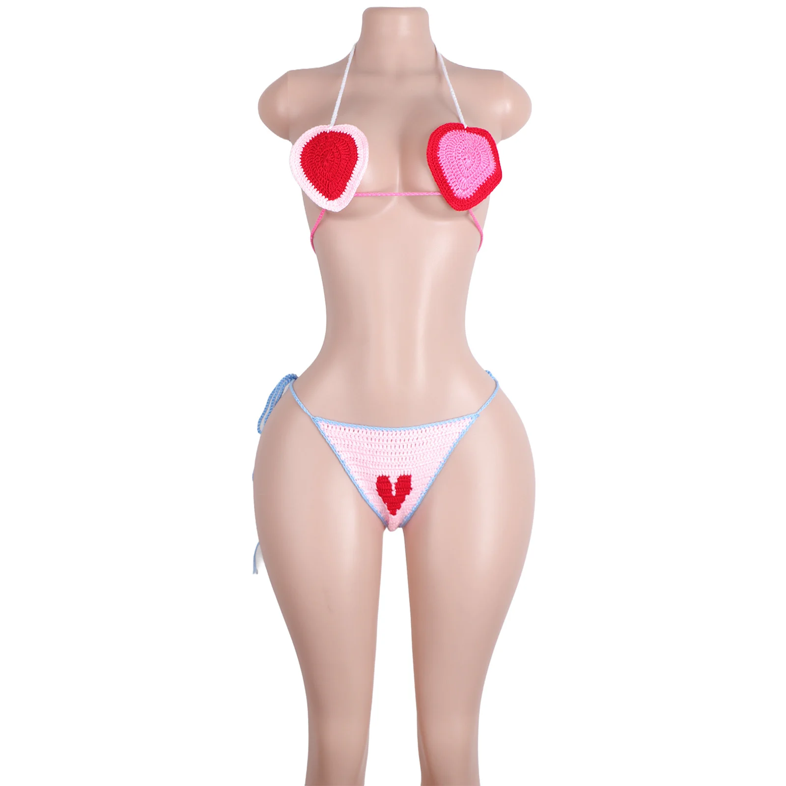 

Lace Detailing Bra Set with Adjustable Straps Exotic Dancewear Lingerie Strings for Pole Performance Stripper Outfits