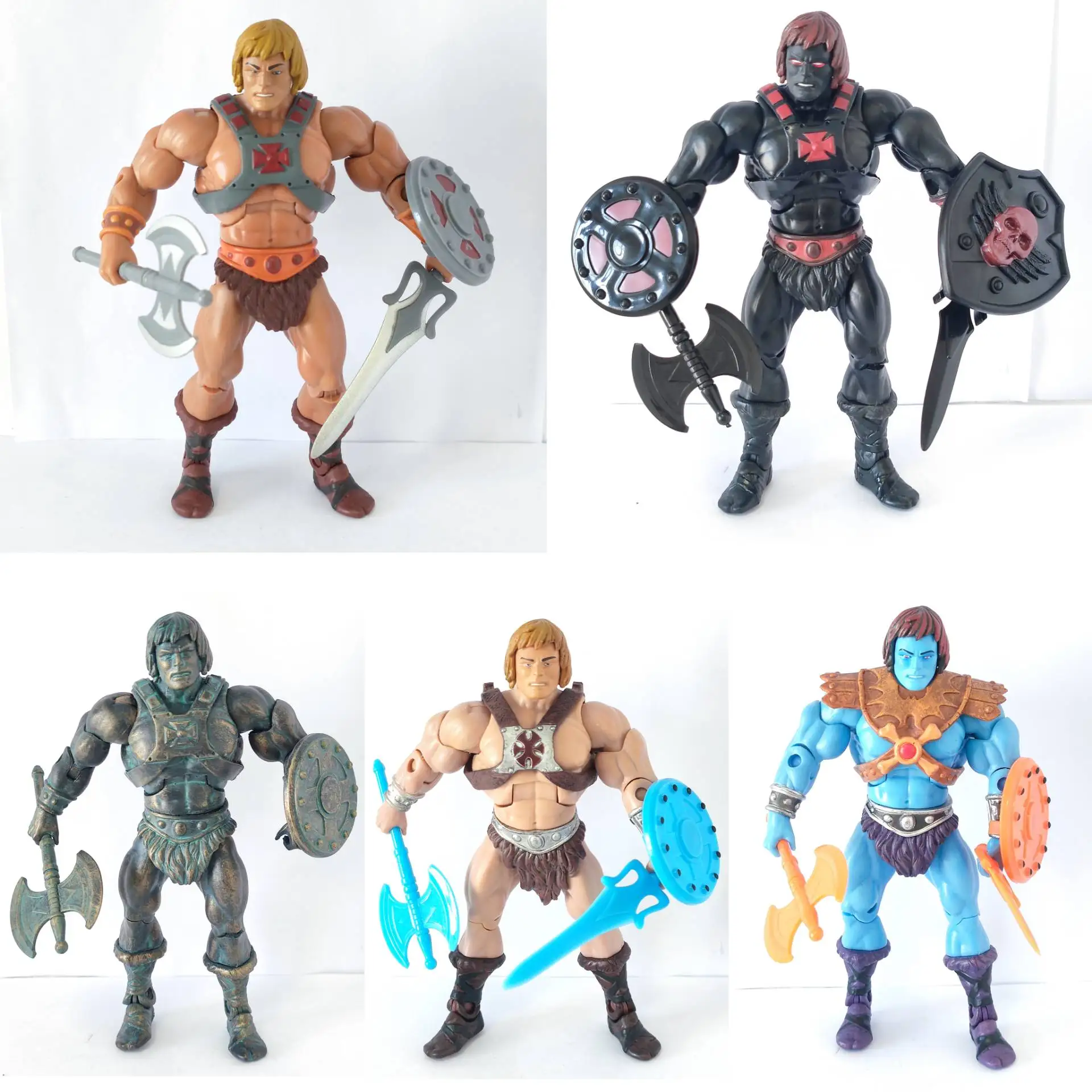 He man Motu Classics Faker Anti Eternia Bronce Figura de acción suelta de 6"
