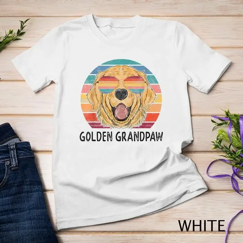 Mens Golden Grandpaw Golden Retriever Grandpa Dog Gifts T Shirt Unisex T shirt
