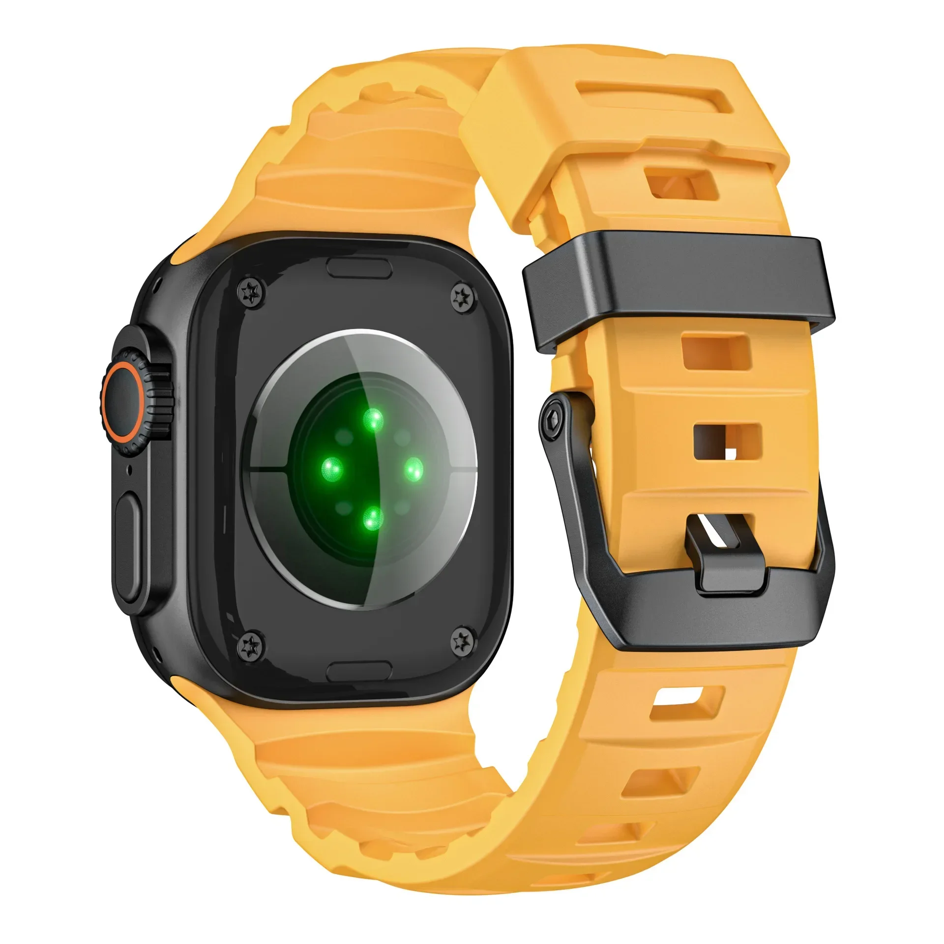 Silicone Strap for Apple Watch Ultra 4 3 2 49mm Series 12-11-10 46mm 9 8 7 45mm Sport Band Bracelet Iwatch 6 SE 5 4 44mm 42mm