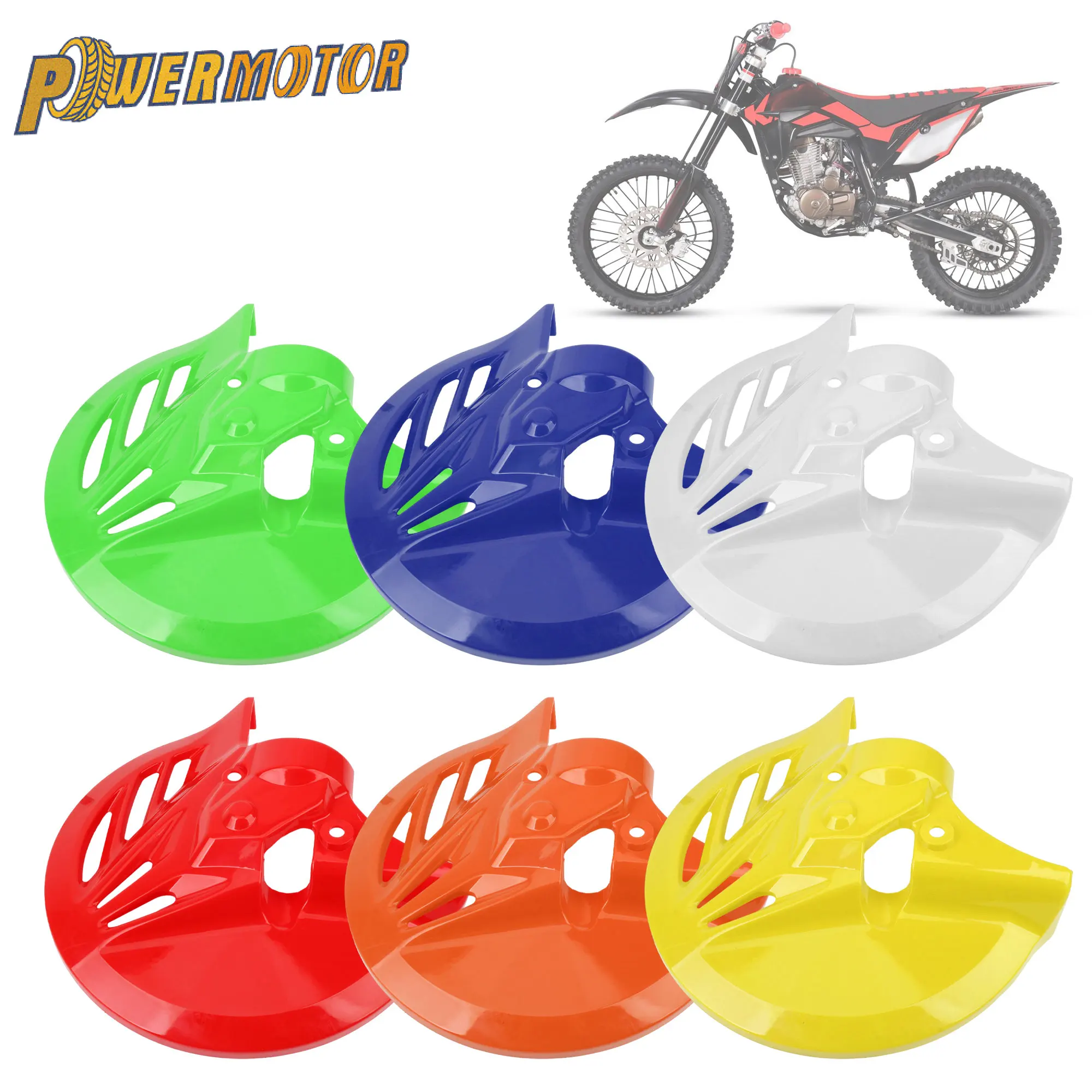 

Motorcycle Brake Disc Protection Cover Plastic Protective CoverFor Honda CRF250R CRF450R Part DirtBike Supermoto Parts