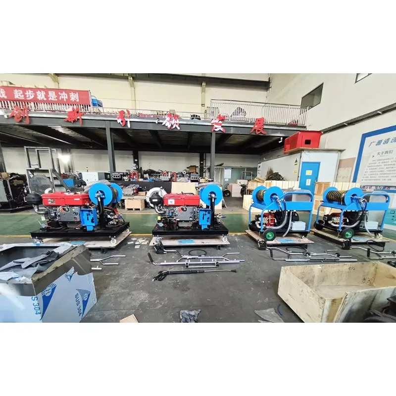 Surface Large Area Cleaning 70-300mm Drain Pipeline Sewer Jetter Jetting Cleaner High Pressure Water Machine