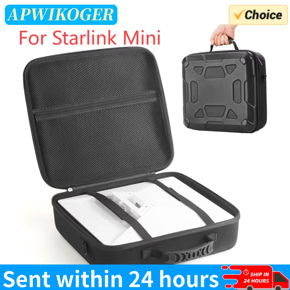 

Сверхлегкий защитный чехол для Starlink Mini, износостойкая противоударная сумка на плечо, защитная сумка для хранения, сумка для хранения шнура питания