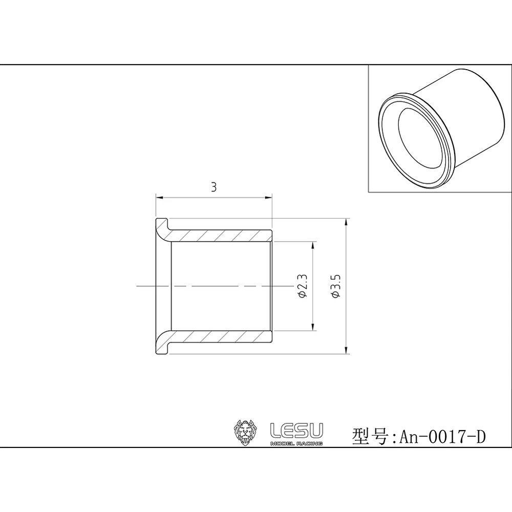 LESU Metal Tubing Hoop 2x1mm tubo dell'olio aggiornato per 1/14 RC costruzione idraulica veicoli telecomandati accessori modello fai da te