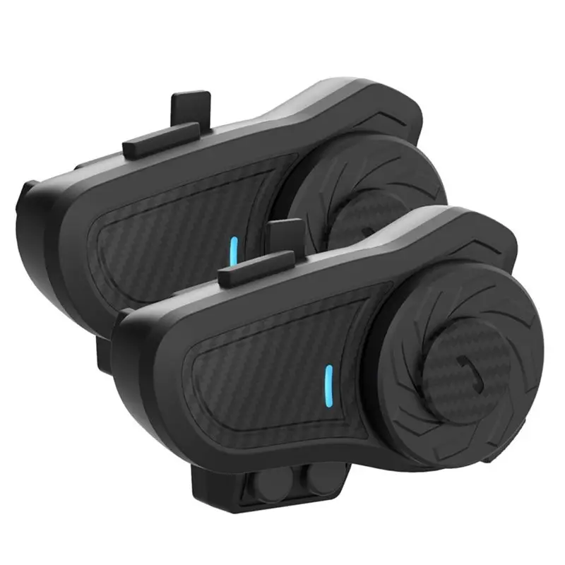 Limited Time Offer 1Pair Motorcycle Intercom Helmet Headset Wireless Communication System To 800M With DSP&CVC Noise Cancellatio
