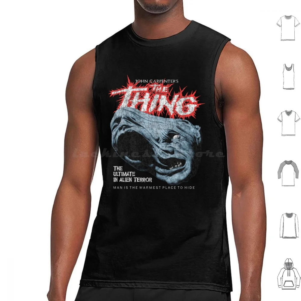 

The Thing Distressed John Carpenter Horror Sci Fi Tank Tops Vest Sleeveless The Thing Horror Distressed John Carpenter