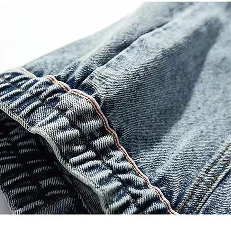 Giacca retrò americana Giacca di jeans vintage lavata con fiocco di neve Tasca con cerniera Utensili Bavero Jean Cappotti Motore allentato Jaqueta