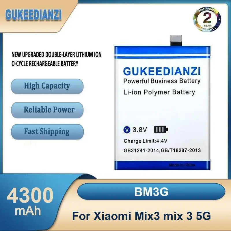 

BM3G 4300mAh High Capacity Mobile Phone Battery For Xiaomi Mix3 mix 3 5G