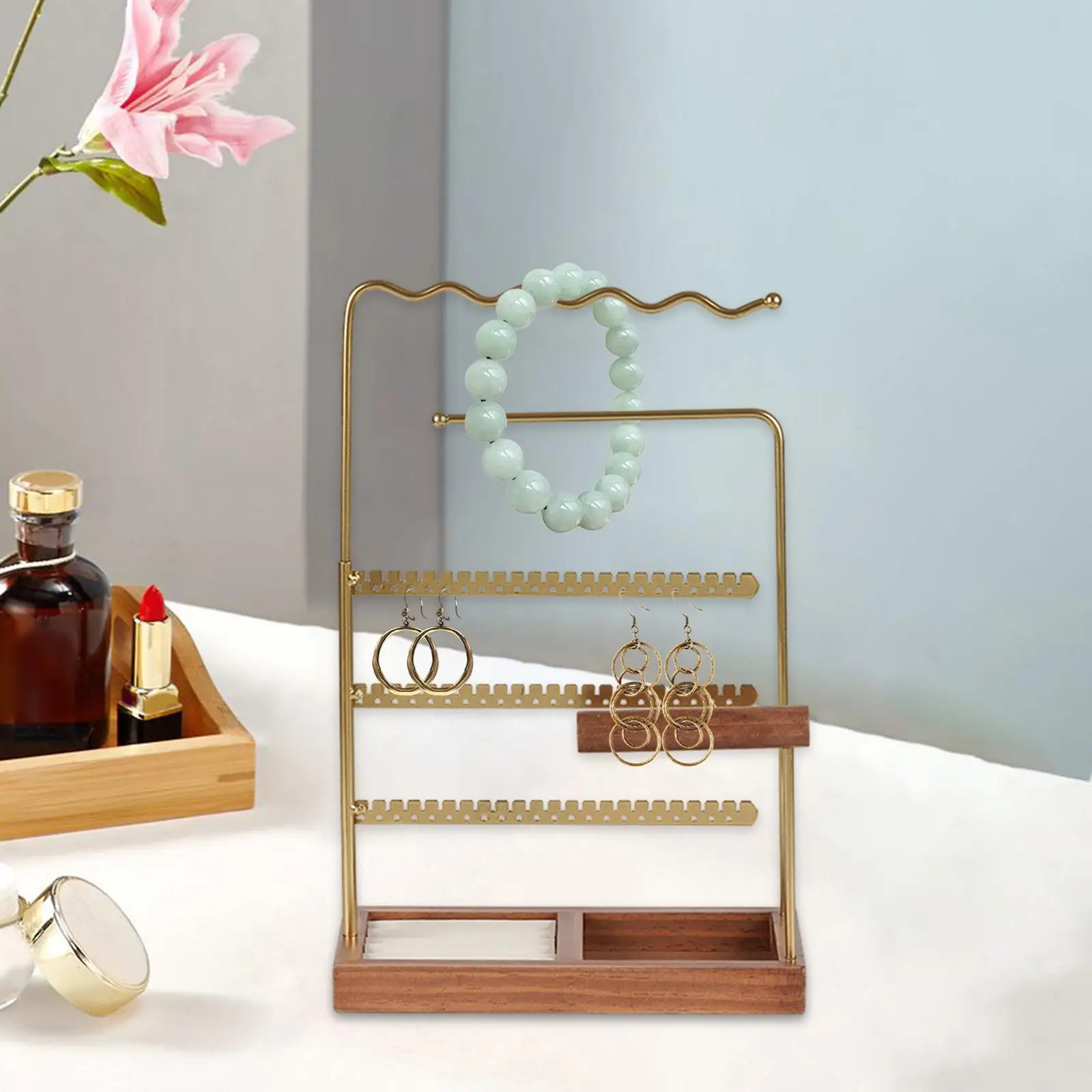 Jewelry Organizer Stand Bracelet Display Rack Jewelry Storage Rack Jewelry Tower for Ear Stud