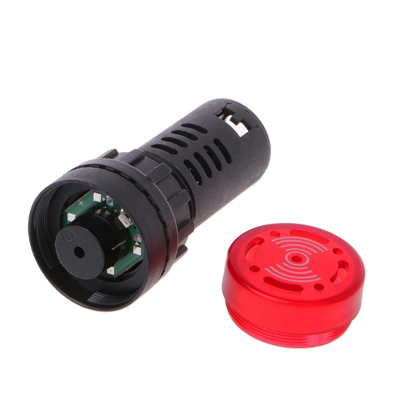 E9LB AD16-22SM Светодиодная вспышка Сигнальная лампа с зуммером Красный Зеленый Желтый