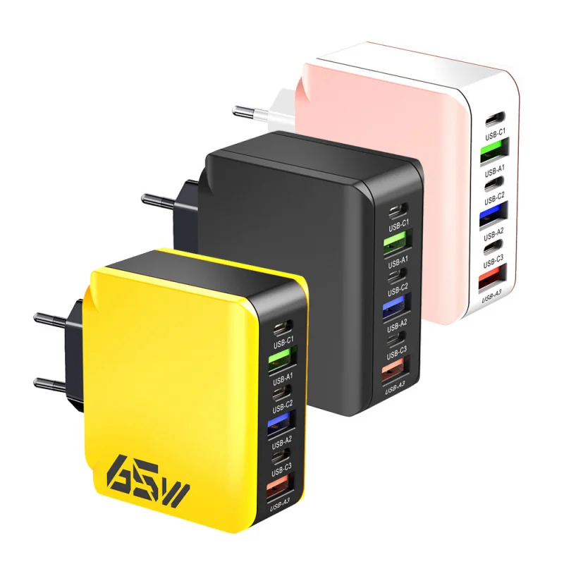 

Chekaca эксклюзивный 3PD 3usb зарядное устройство для мобильного телефона многопортовый Великобритания стандартная зарядная головка 65 Вт адаптер