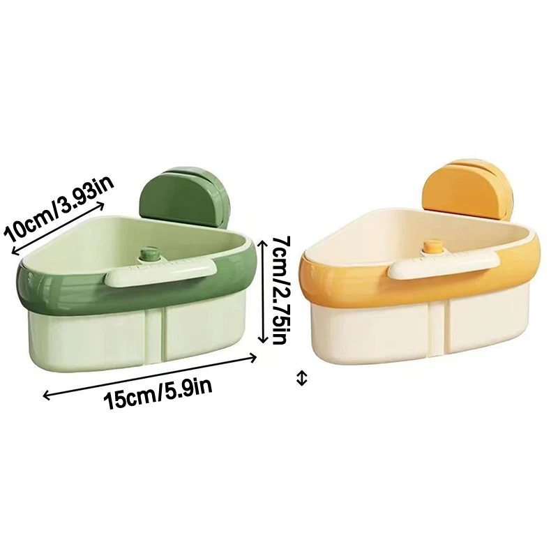 

Automatic Dumping Sink Strainer Basket, Sink Strainer Basket,Suction Cup Press Sink Drainer Basket, Faucet Sponge Storage Rack