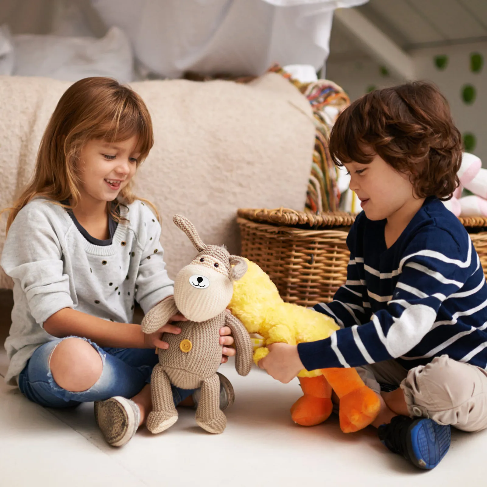 

100 шт. тканевых безопасных заглушек для носов и ротов, с плоским дном, легко устанавливаемые, для аксессуаров для вязаных игрушек, принадлежности для рукоделия DIY