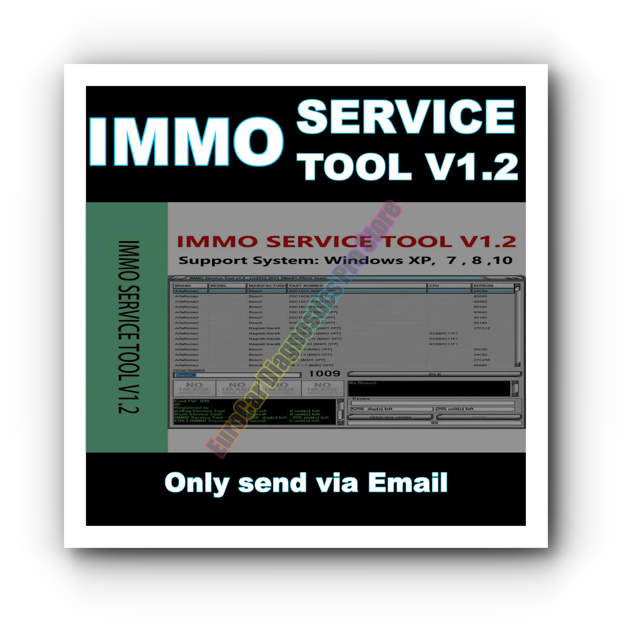 

EDC IMMO SERVICE TOOL V1.2 Car Repair Software PIN CODE Immo Off CALCULATOR BSI VDO DASHBOARD 2017 For Au-di B-MW alldata