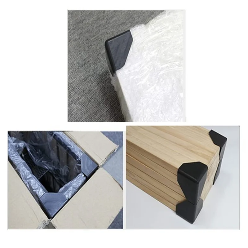 Shipping Box Corner Plastic Packaging Edge Protectors for Cartons, Boxes, Furniture and Others 200pcs