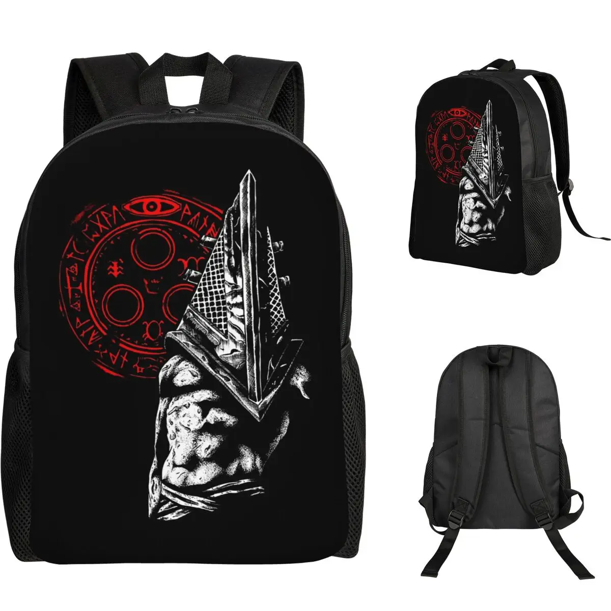 Chain Link And Fog Silent Hill Game Backpack Student Boys Girls BookBag School Bag Laptop Shoulder Bags