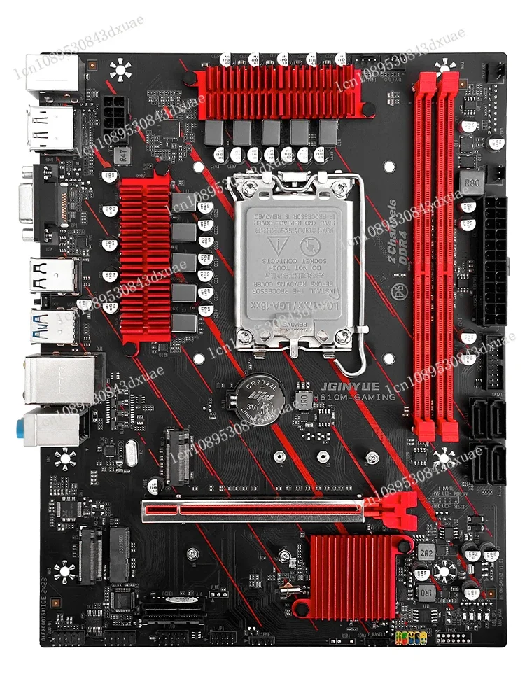 

Jingyue H610M Main Board 1700 Pins DDR4 Computer Desktop Memory Set Supports 12th Generation and 13th Generation I3i5i7i9