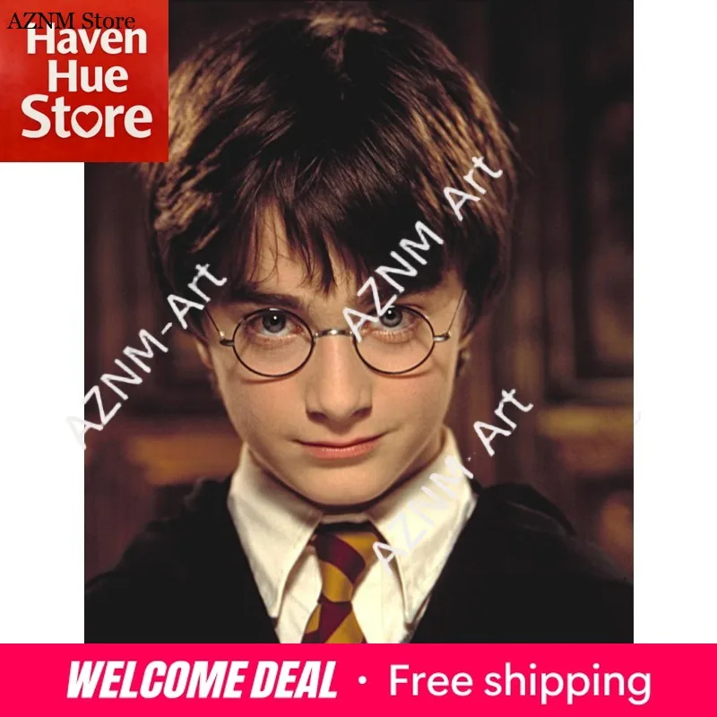 1pc Harry Potter Pattern Magic School Art Posters Prints Canvas Painting Wall Art Pictures Home Room Decor,unframe