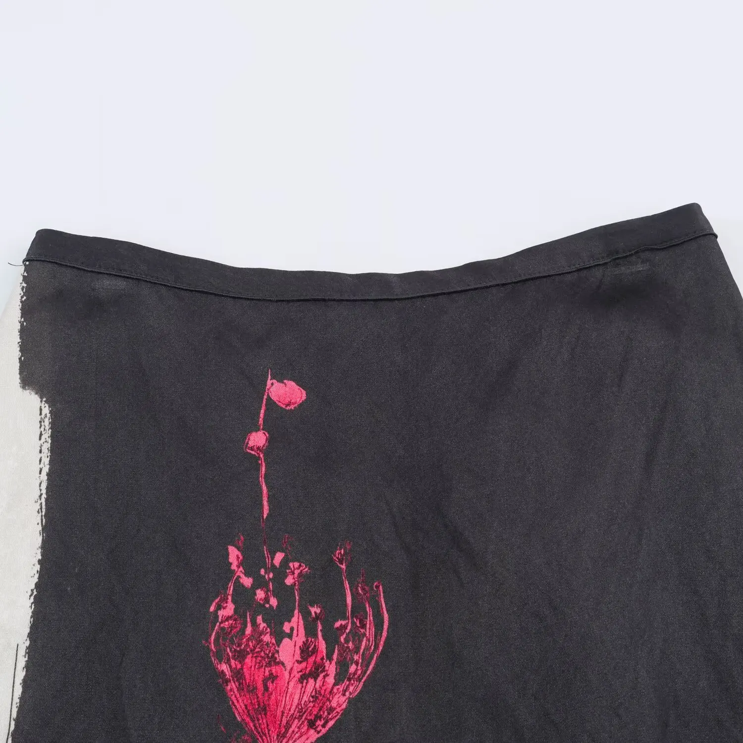KASLEAD New Women's Fashion Design Printed Skirt Versatile Stylish Print Design mid Waist Polyester Composite Fiber