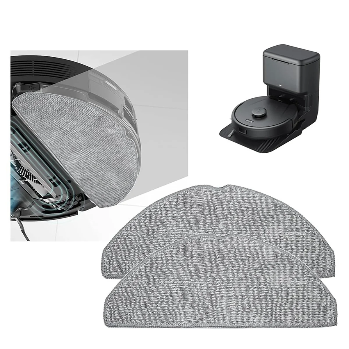 4 шт., сменные насадки для робота-пылесоса Eufy L60