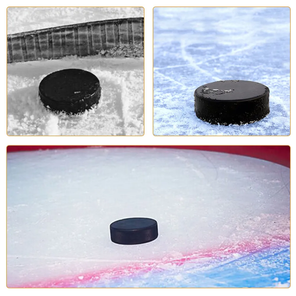 

6Pcs Ice Hockey Practice Puck High Density PU Material for Enhanced Stick Control Suitable for Beginners and Athletes Hockey