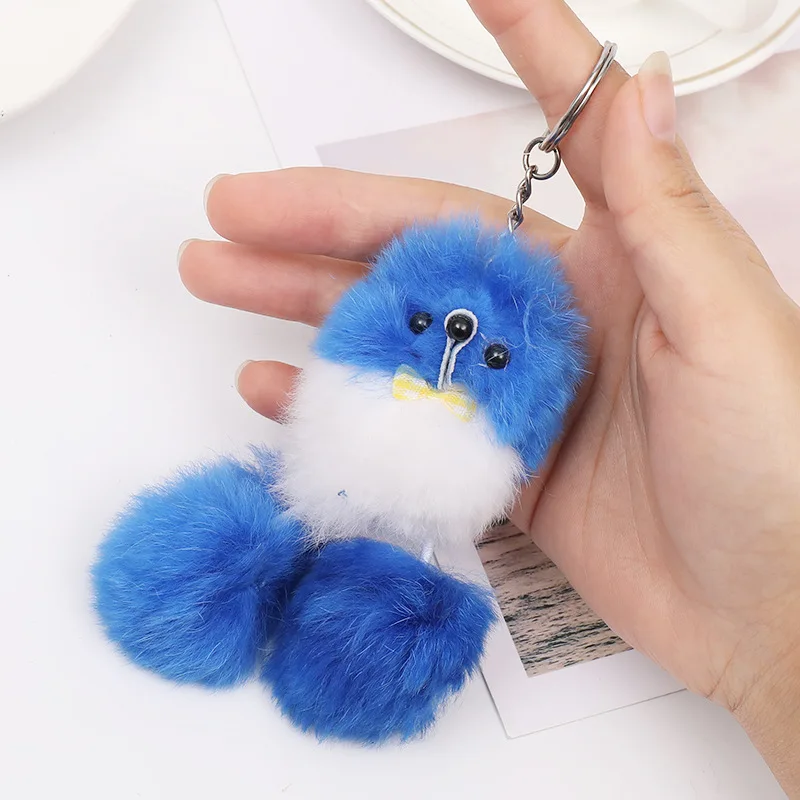 100pcs/lot wholesale plush animal doll toy fox fur ball bag backpack accessories stuffed,Deposit First to Get Discount much