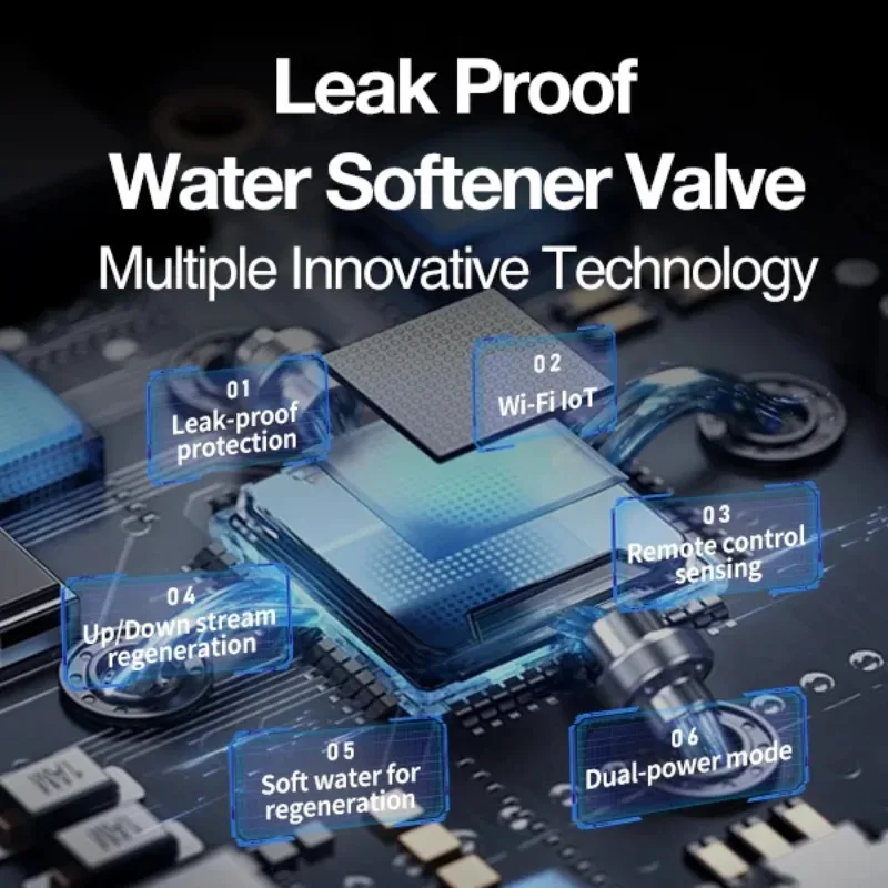 IMRITA Magnetic Electric Wi-Fi APP Controlled Household Ion Exchange Resin Smart Leakproof Cabinet Type Water Softener