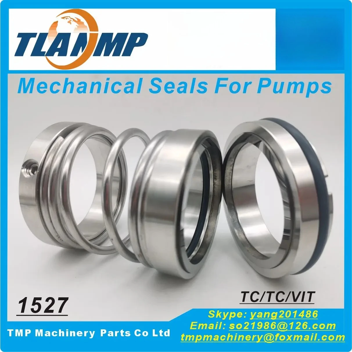 1527-60 , 1527/60 Unbalanced Mechanical Seals (Material:TC/TC/VIT ,TC/CA/VIT) For Petrochemical process/marine pumps