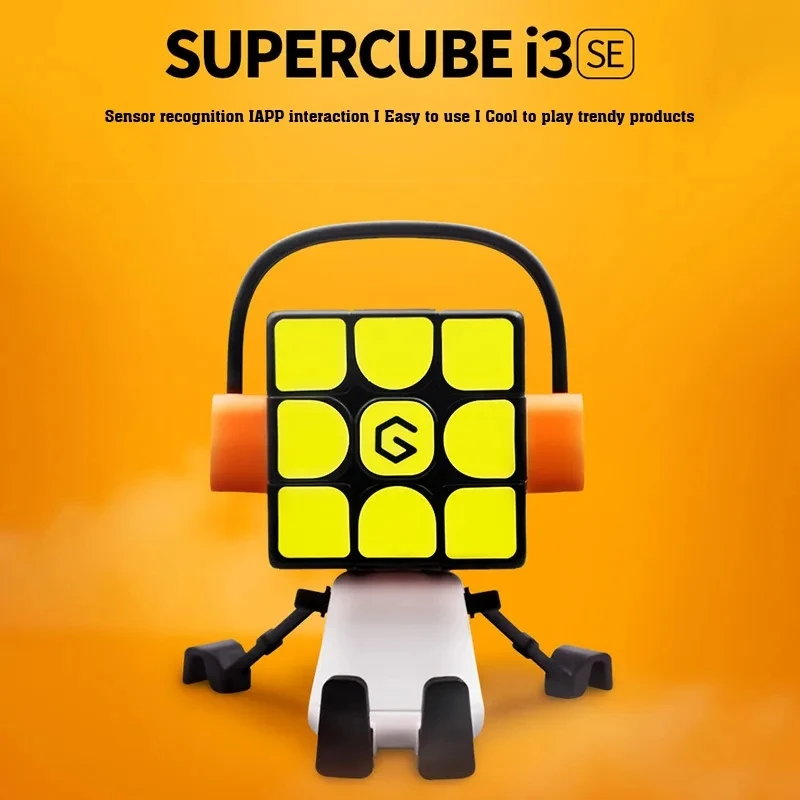 Интеллектуальный супер-куб GiiKER i3SE 3x3x3, Интеллектуальный магический Магнитный Bluetooth-пазл с синхронизацией приложений, Детская образовательная игрушка, волшебные кубики