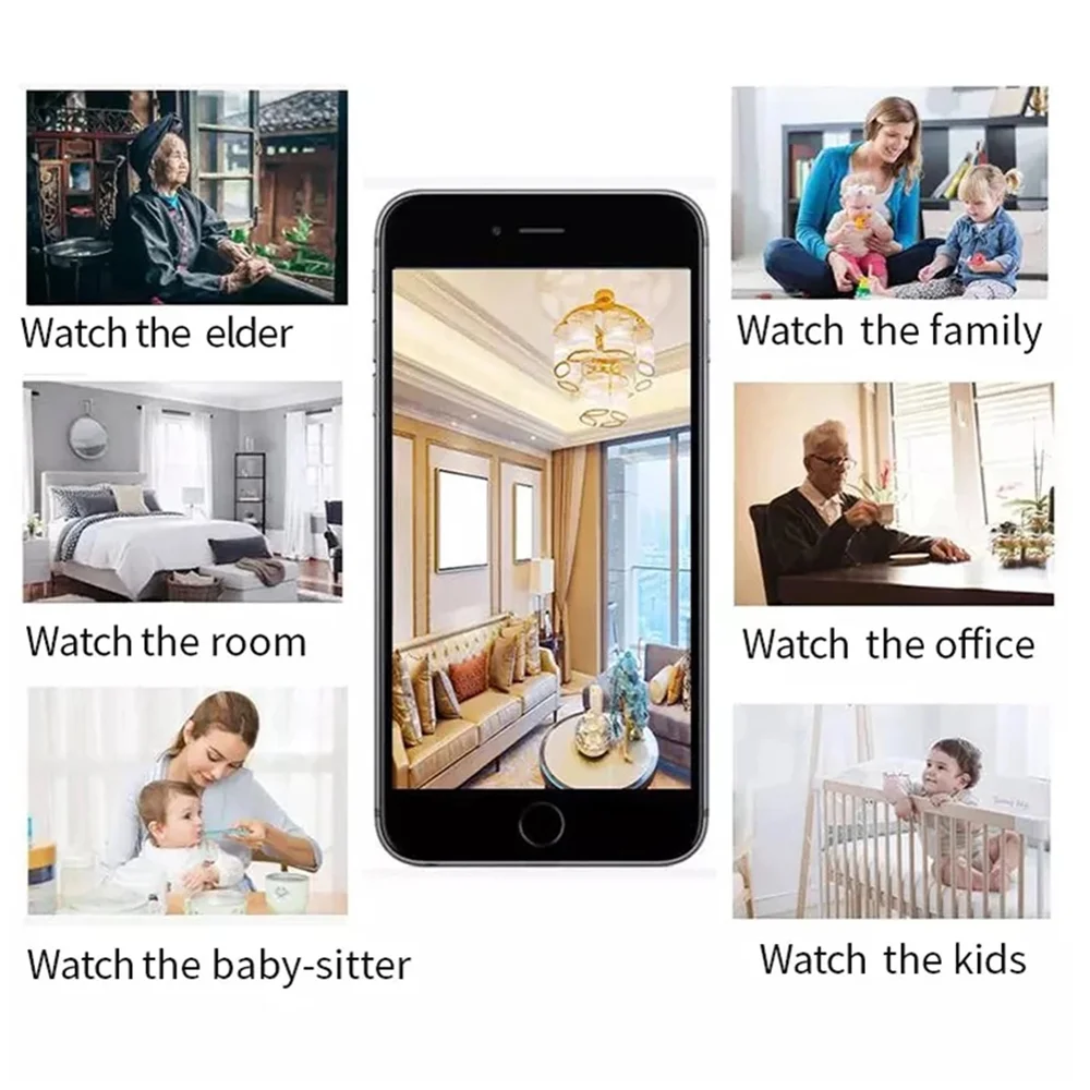 1080P Mini Wifi Camera HD Wireless Camcorder Home Security Motion Detection Nanny IP P2P Camera DVR Rechargeable Battery cam New